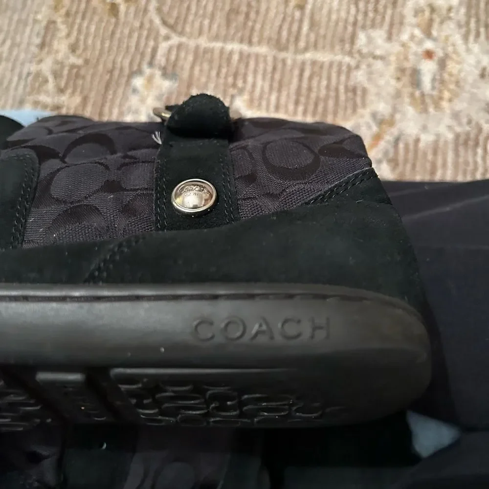 Women's Black Coach Boots